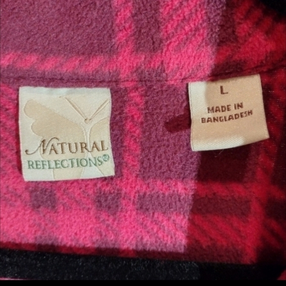 Natural Reflections Soft Flannel Pullover - Picture 4 of 4